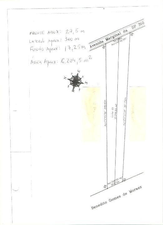 Área comercial a venda Rodovia Washington Luiz-12.200m²