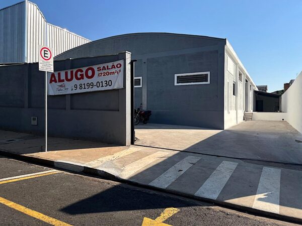 Aluga-se salão 720m² distrito industrial Waldemar O. Verdi $ 13.000,00